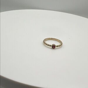 226. QUDO 18k gold plated ring‎
